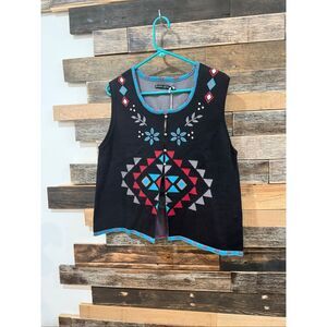 Gudrun Sjoden NWT Aztec Arrow vest size Large